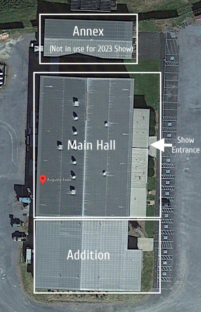 Augusta Expo Annotated Overhead View